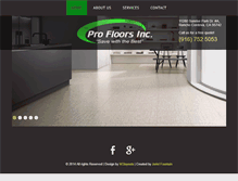 Tablet Screenshot of profloorsonline.com